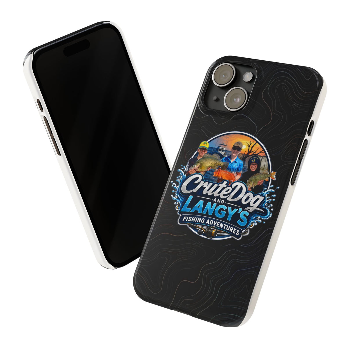 CruteDog & Langy’s Fishing Adventures Slim Phone Case