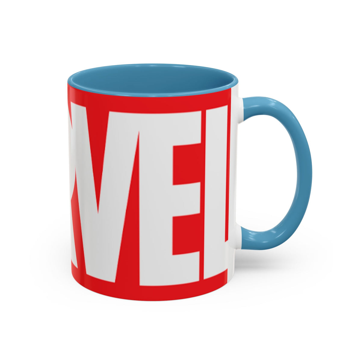 Marvel Logo Accent Coffee Mug – Red & White 11/15oz