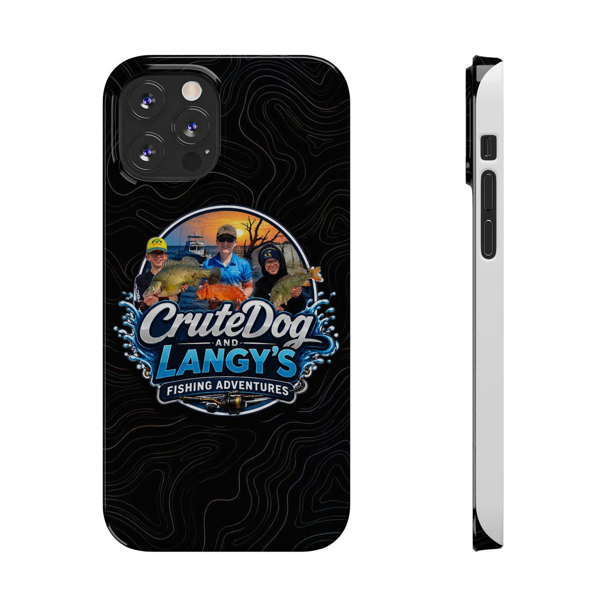 CruteDog & Langy’s Fishing Adventures Slim Phone Case