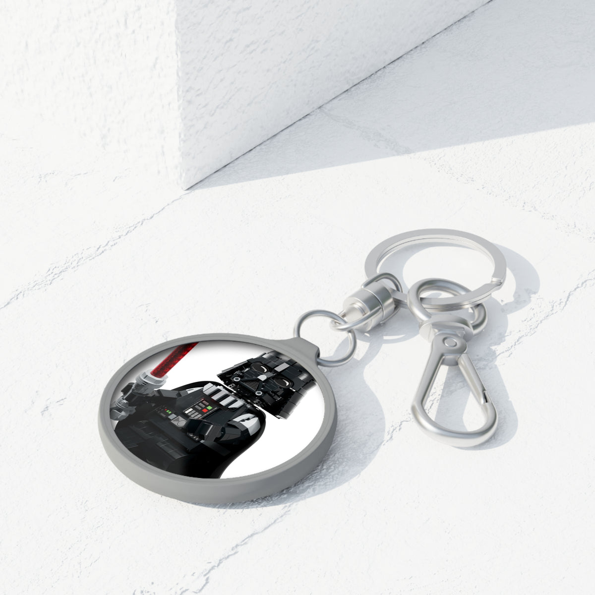 Lego Dark Sith Keyring Tag — Darth-Inspired Minifigure Keychain