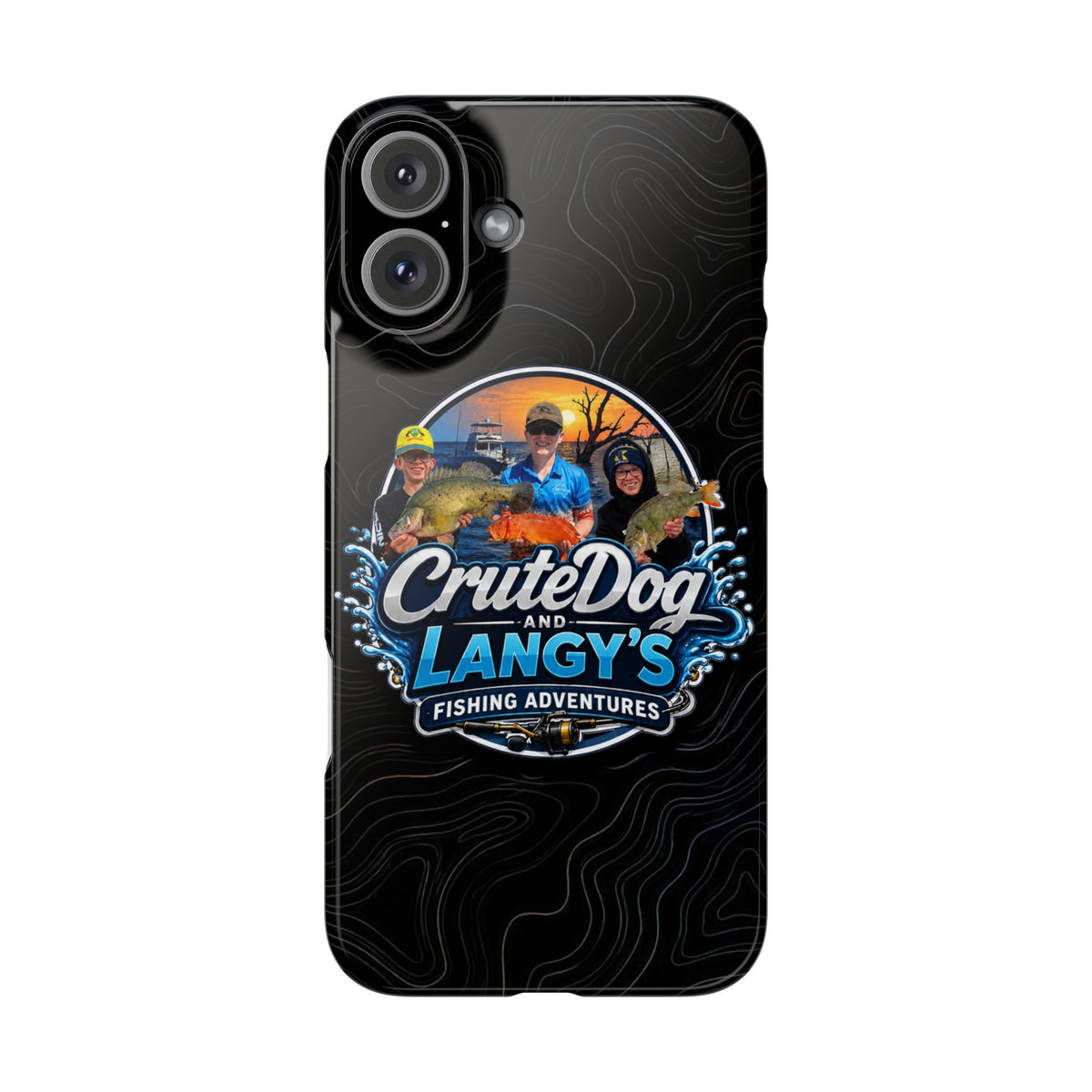 CruteDog & Langy’s Fishing Adventures Slim Phone Case