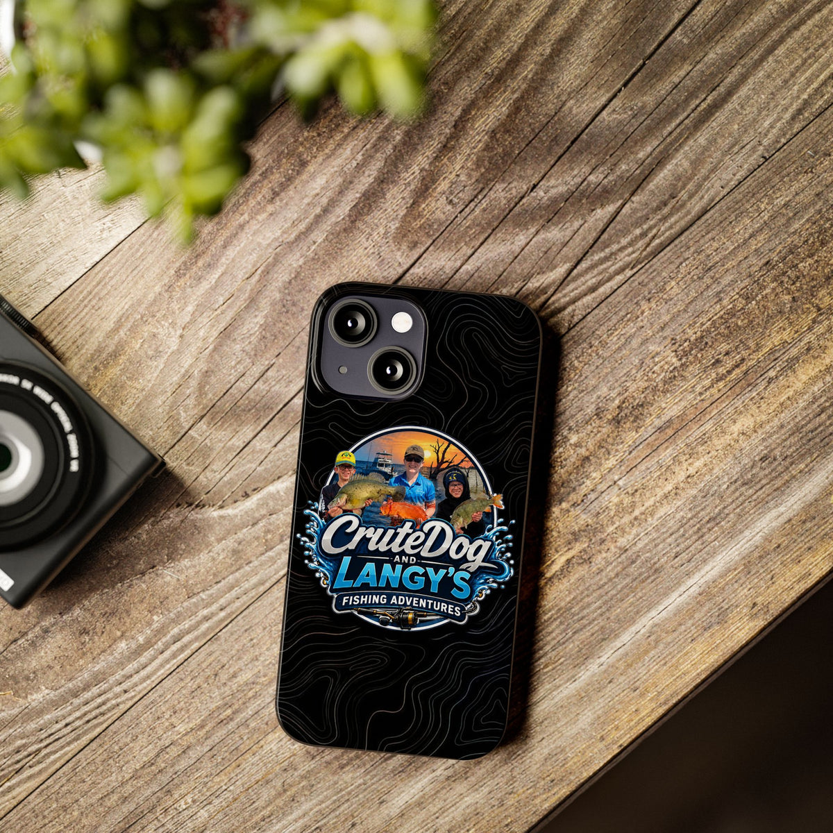 CruteDog & Langy’s Fishing Adventures Slim Phone Case
