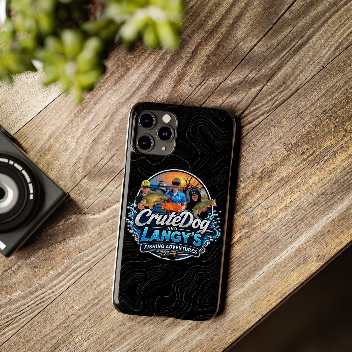 CruteDog & Langy’s Fishing Adventures Slim Phone Case