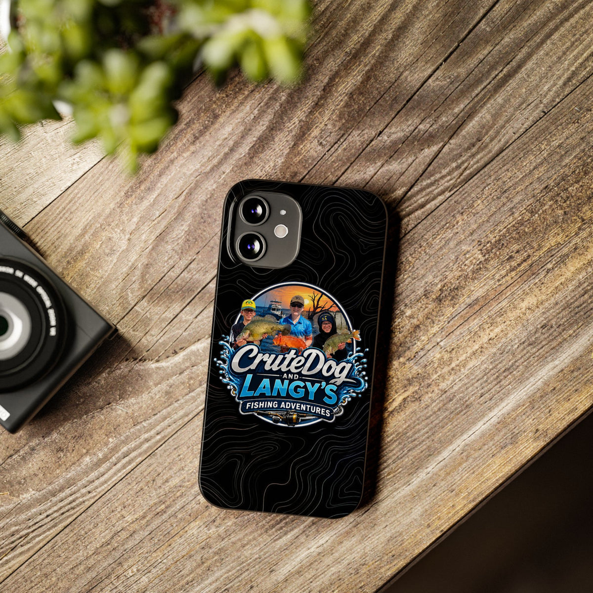 CruteDog & Langy’s Fishing Adventures Slim Phone Case