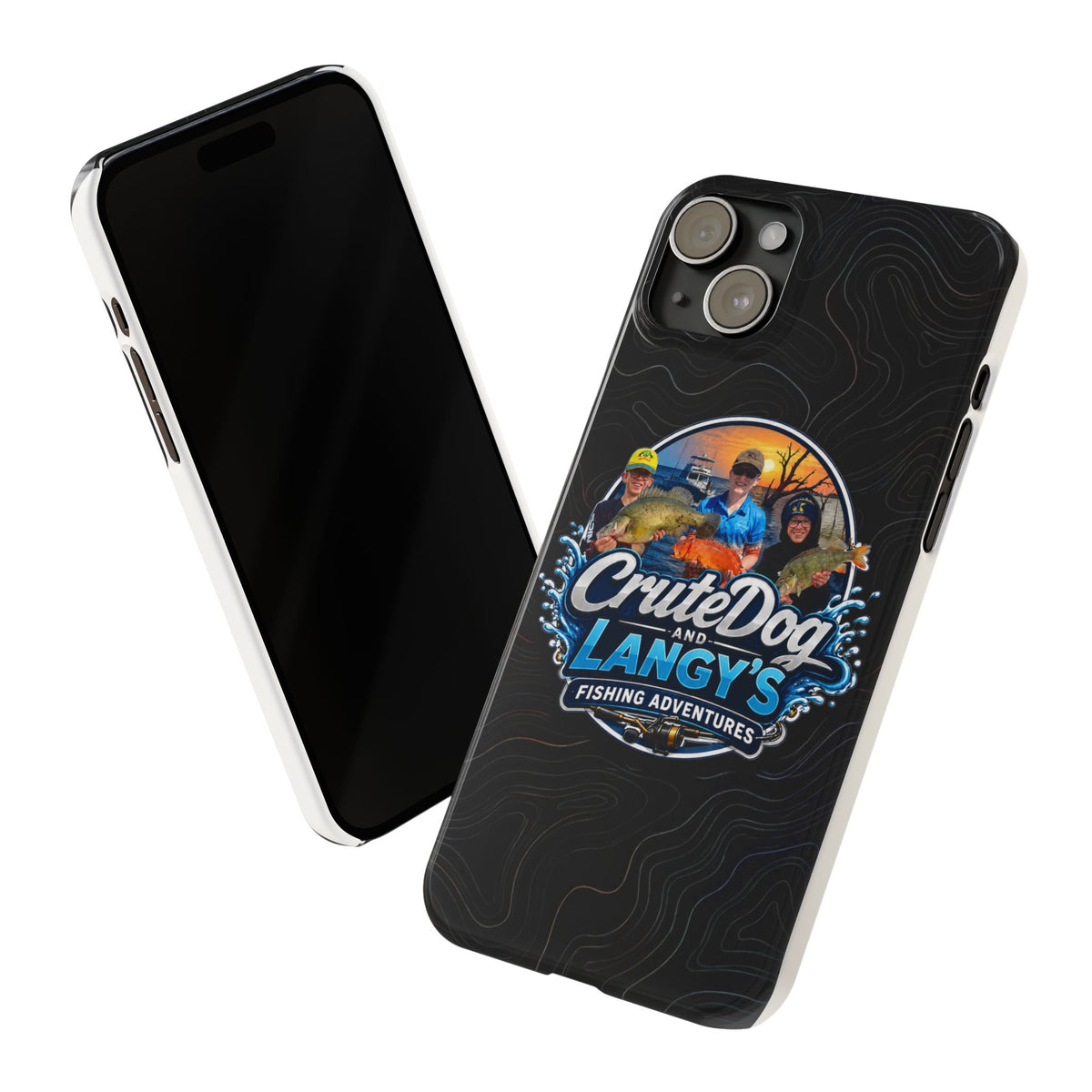 CruteDog & Langy’s Fishing Adventures Slim Phone Case