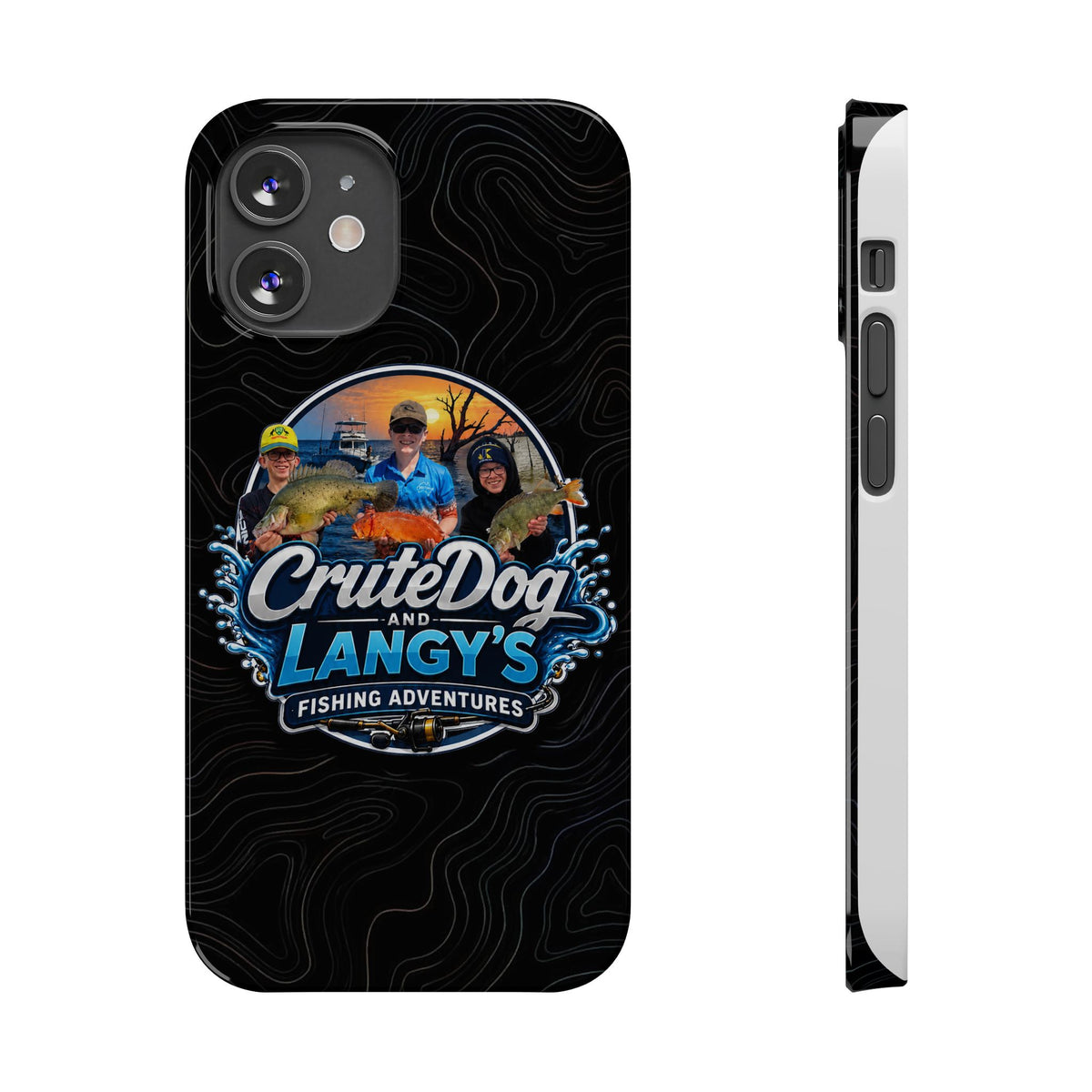 CruteDog & Langy’s Fishing Adventures Slim Phone Case