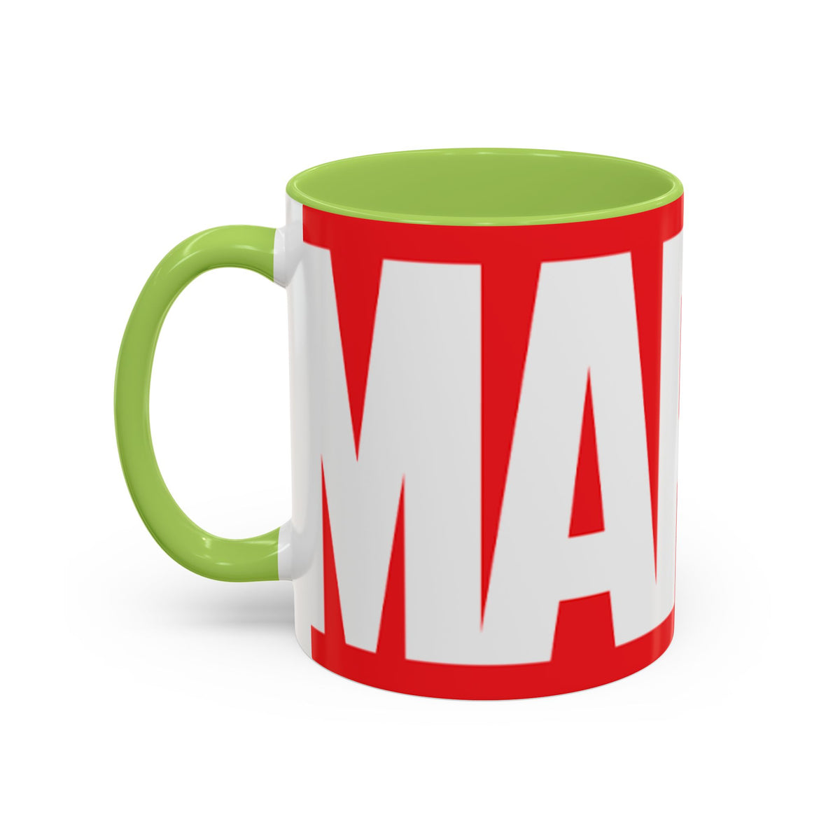 Marvel Logo Accent Coffee Mug – Red & White 11/15oz