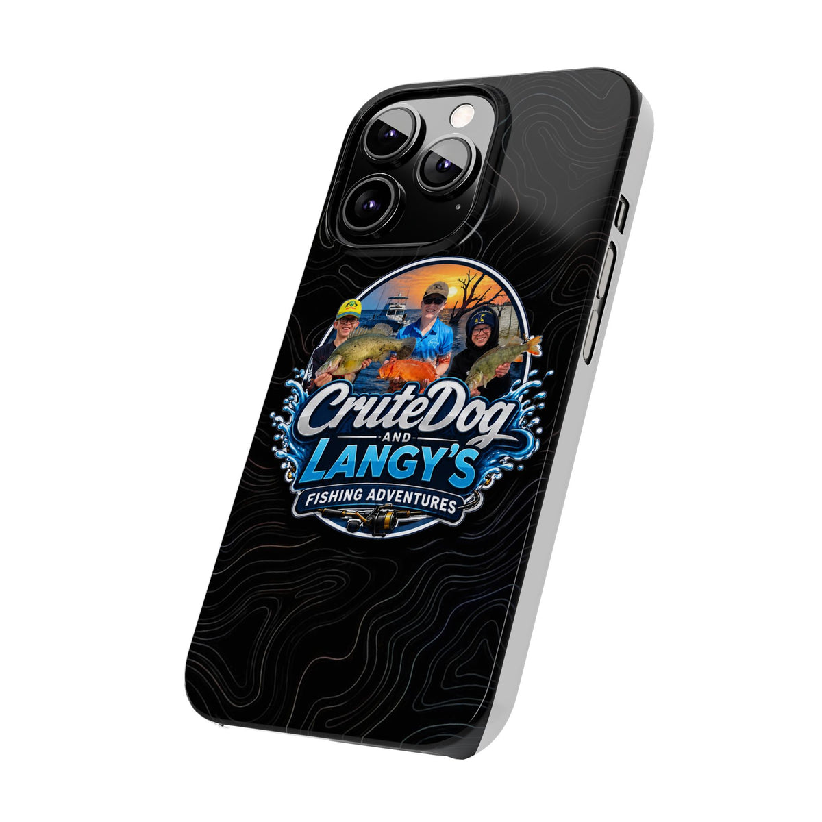CruteDog & Langy’s Fishing Adventures Slim Phone Case