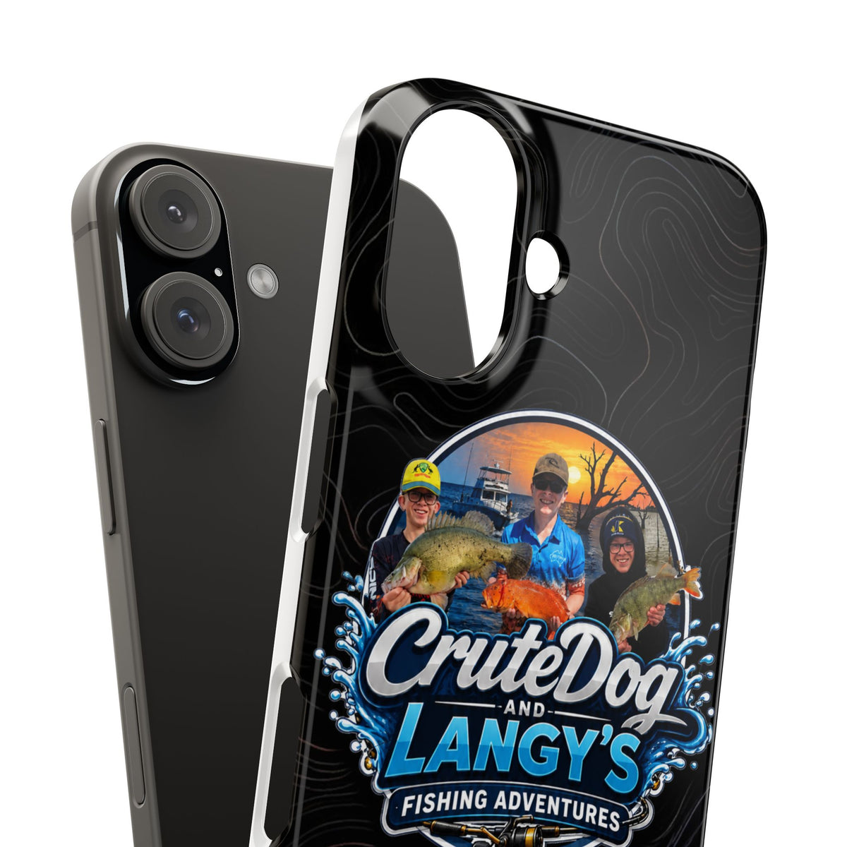 CruteDog & Langy’s Fishing Adventures Slim Phone Case