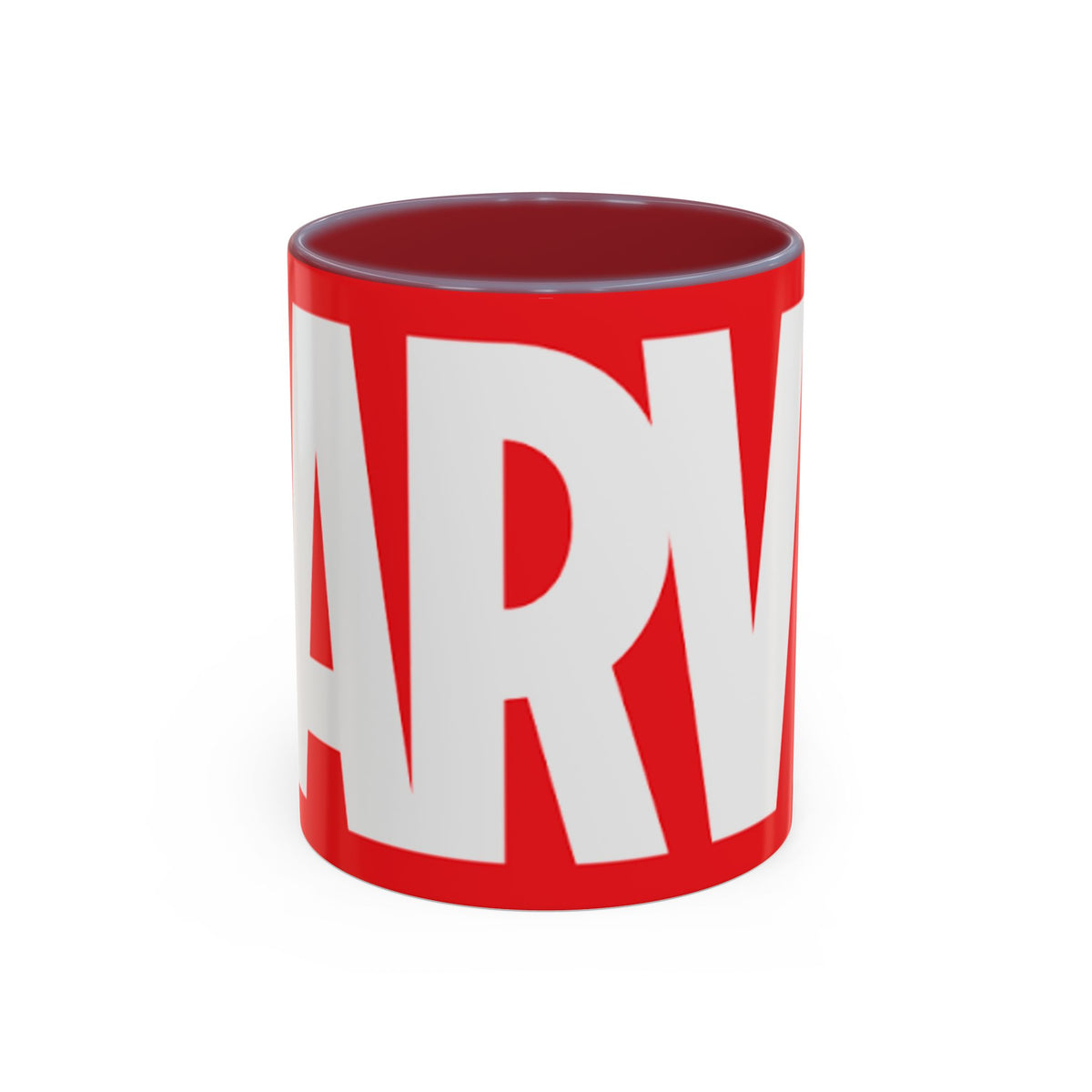 Marvel Logo Accent Coffee Mug – Red & White 11/15oz