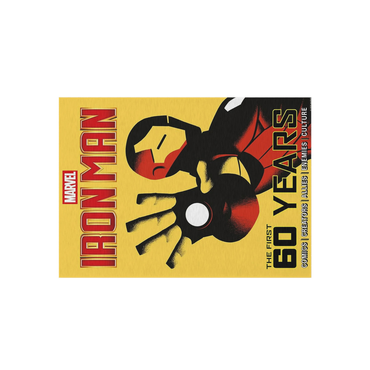Iron Man 60 Years Outdoor/Indoor Rug - Marvel Superhero Patio Mat