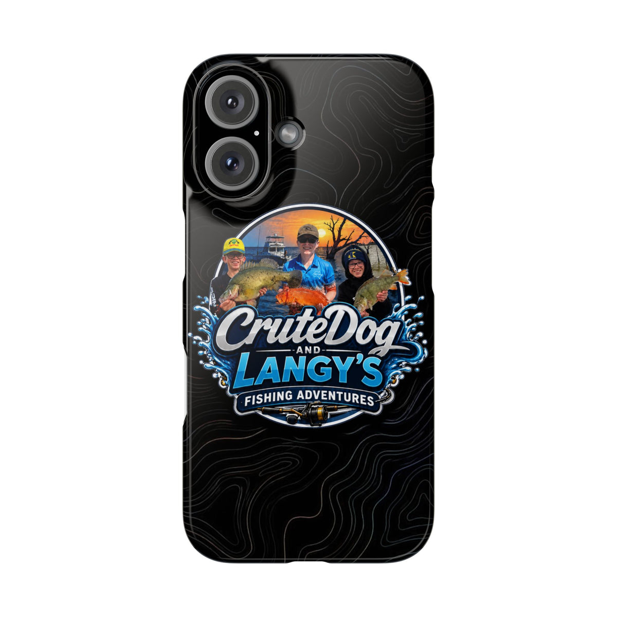 CruteDog & Langy’s Fishing Adventures Slim Phone Case
