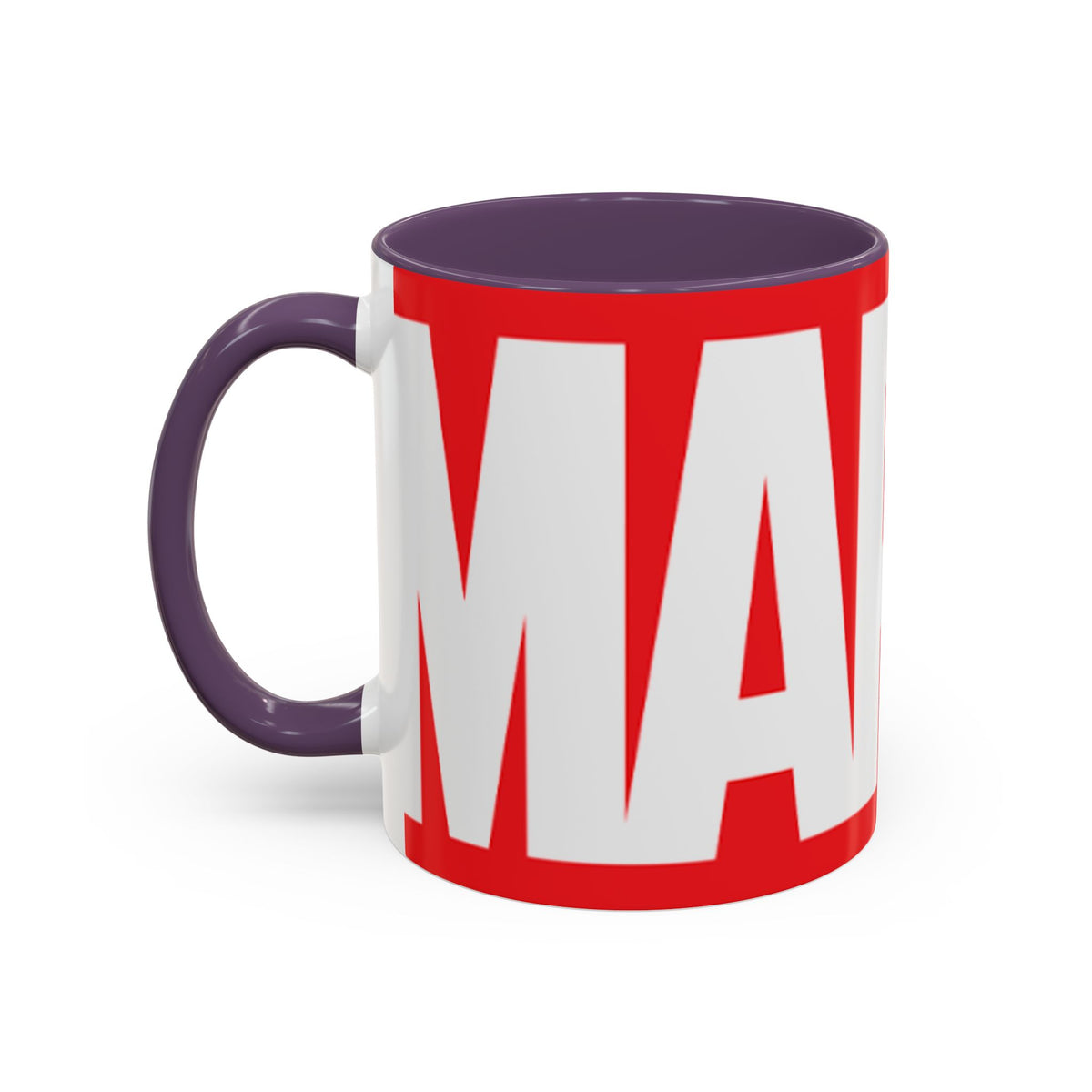 Marvel Logo Accent Coffee Mug – Red & White 11/15oz