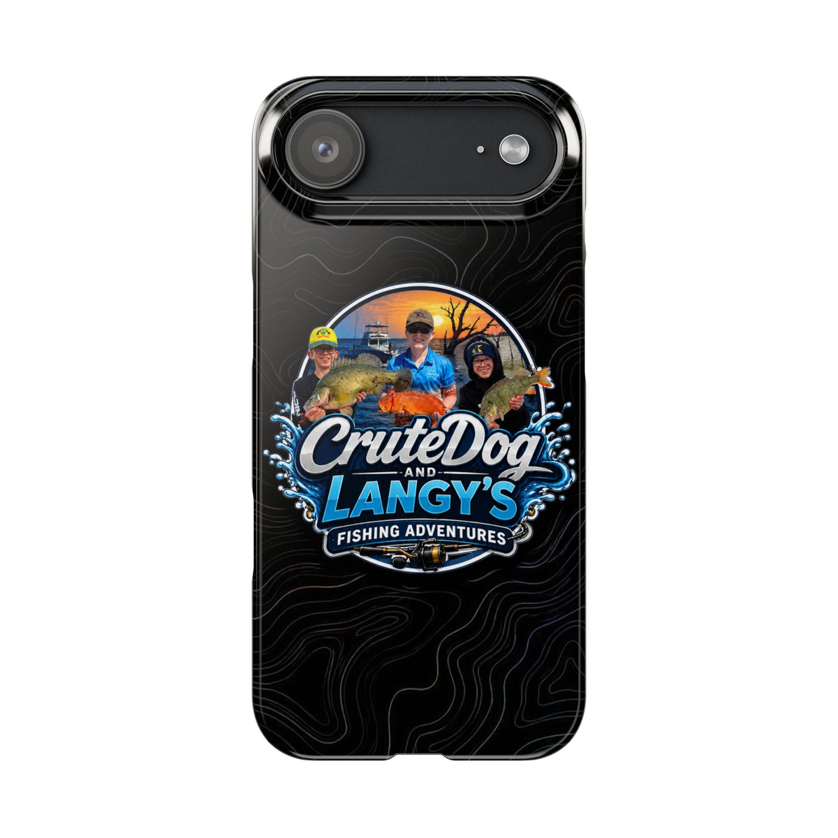 CruteDog & Langy’s Fishing Adventures Slim Phone Case