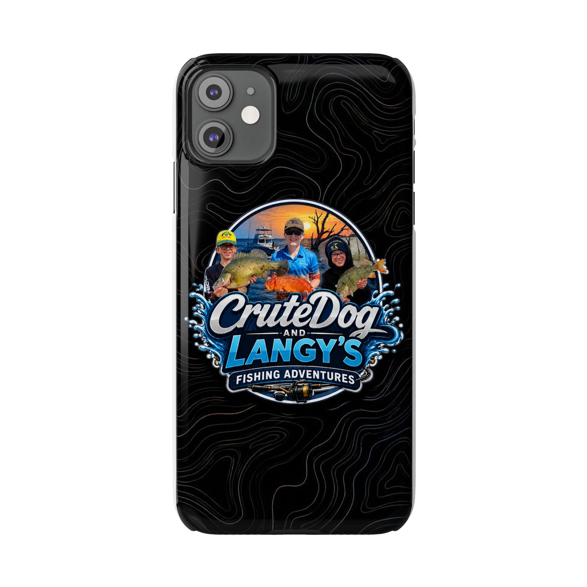 CruteDog & Langy’s Fishing Adventures Slim Phone Case