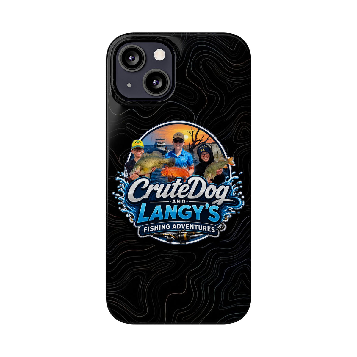 CruteDog & Langy’s Fishing Adventures Slim Phone Case