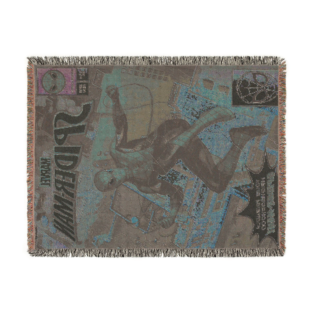 Spider-Man Woven Throw Blanket – Retro Comic Book Design