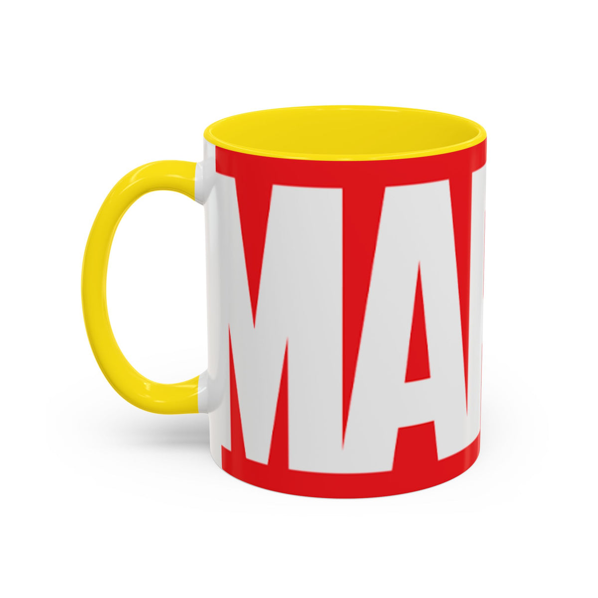 Marvel Logo Accent Coffee Mug – Red & White 11/15oz
