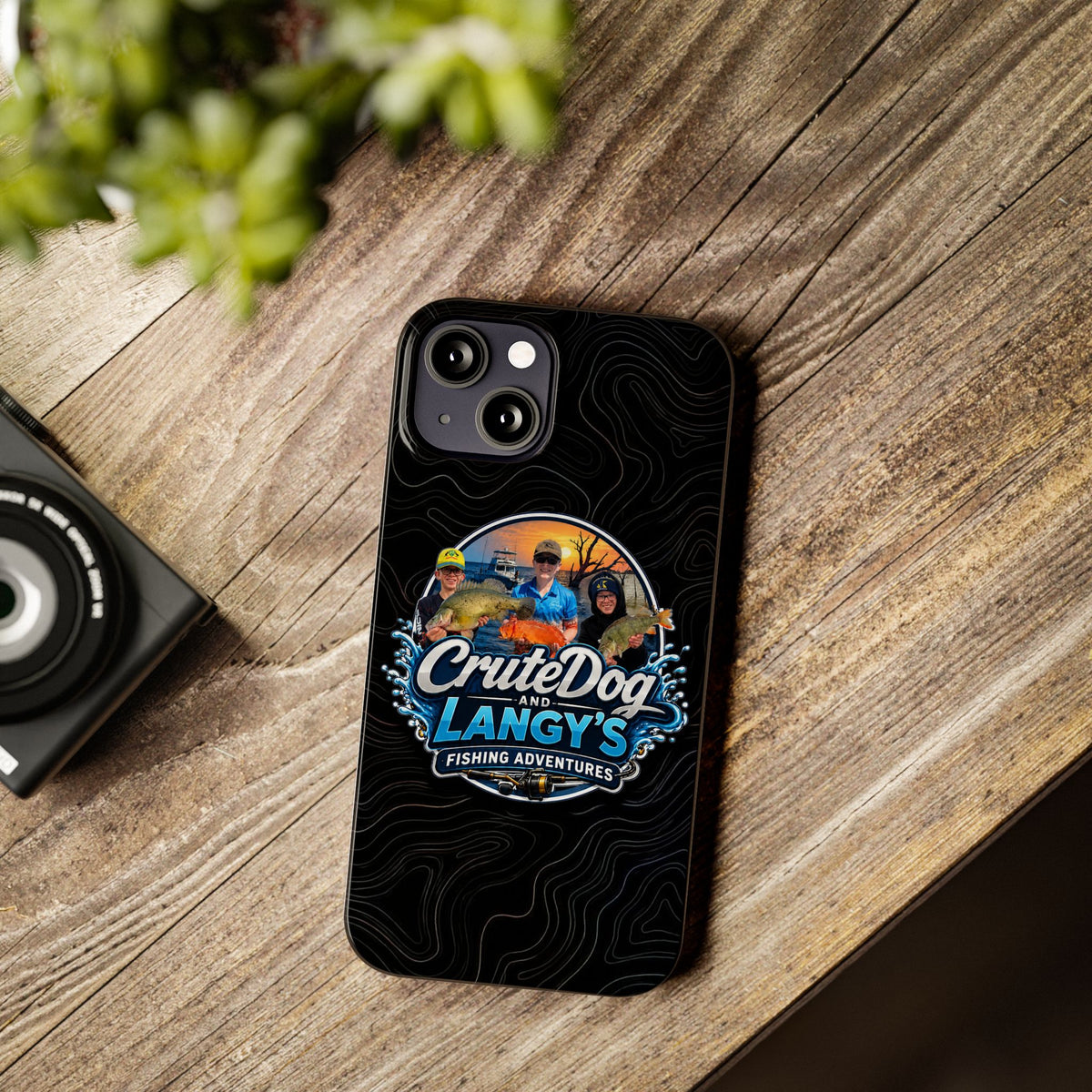 CruteDog & Langy’s Fishing Adventures Slim Phone Case
