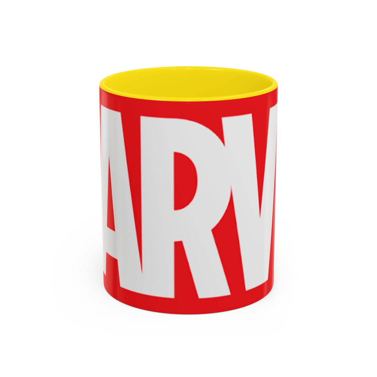 Marvel Logo Accent Coffee Mug – Red & White 11/15oz