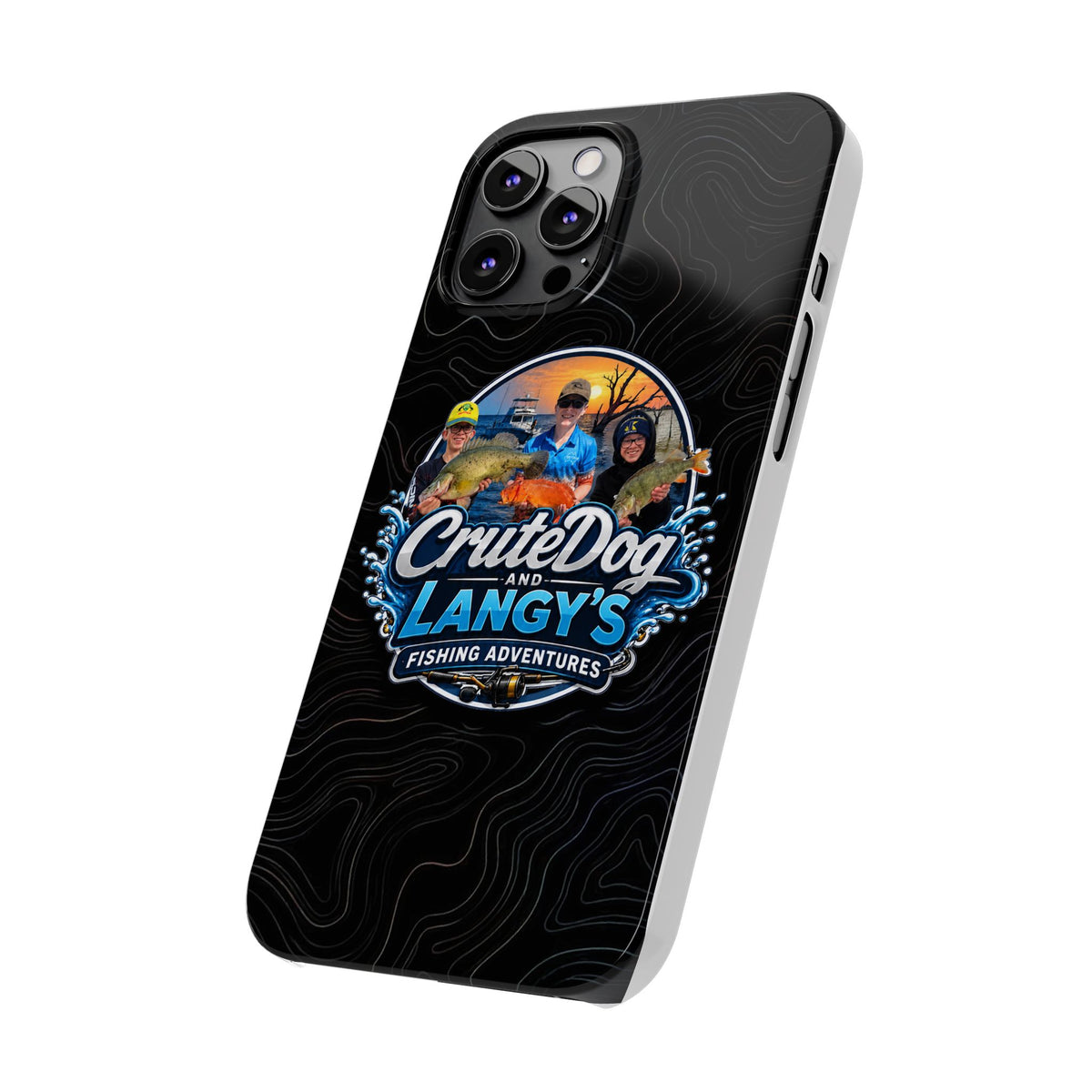 CruteDog & Langy’s Fishing Adventures Slim Phone Case
