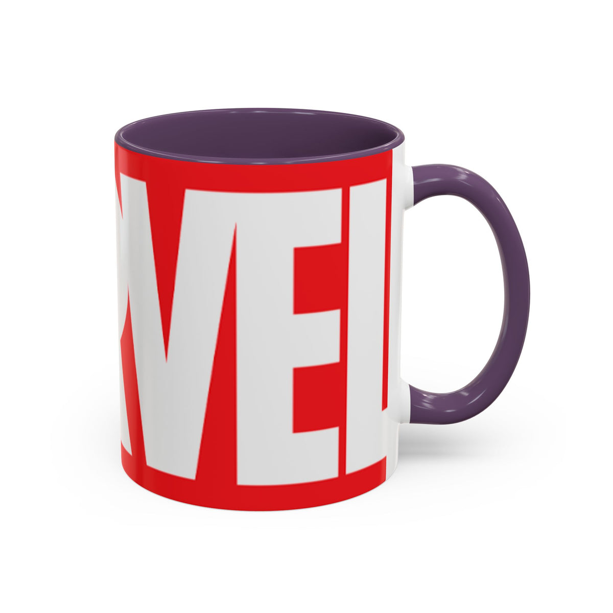 Marvel Logo Accent Coffee Mug – Red & White 11/15oz