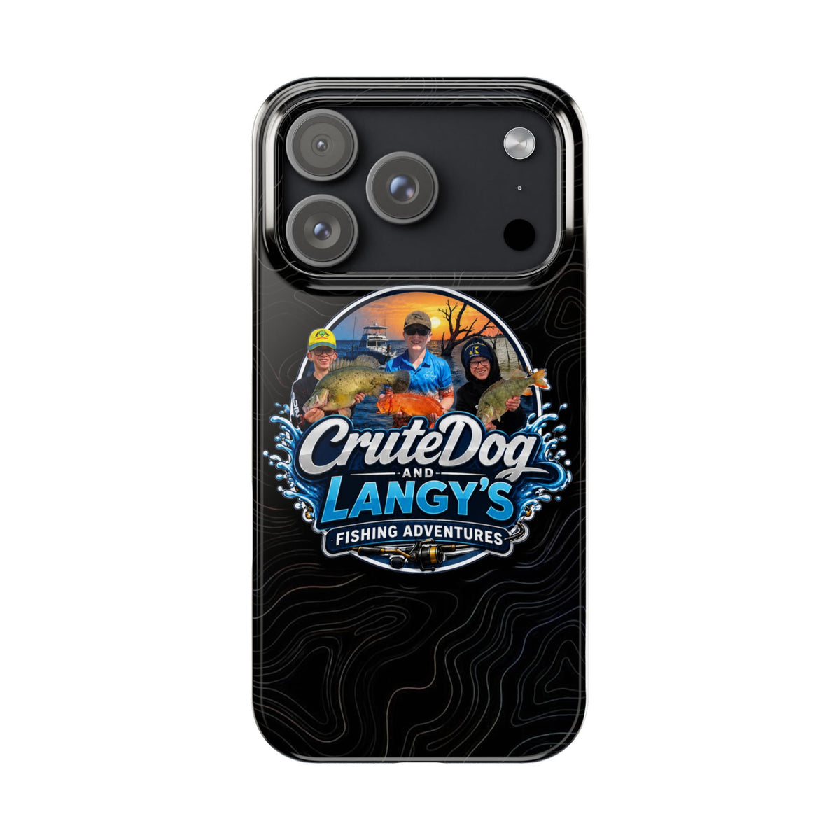 CruteDog & Langy’s Fishing Adventures Slim Phone Case