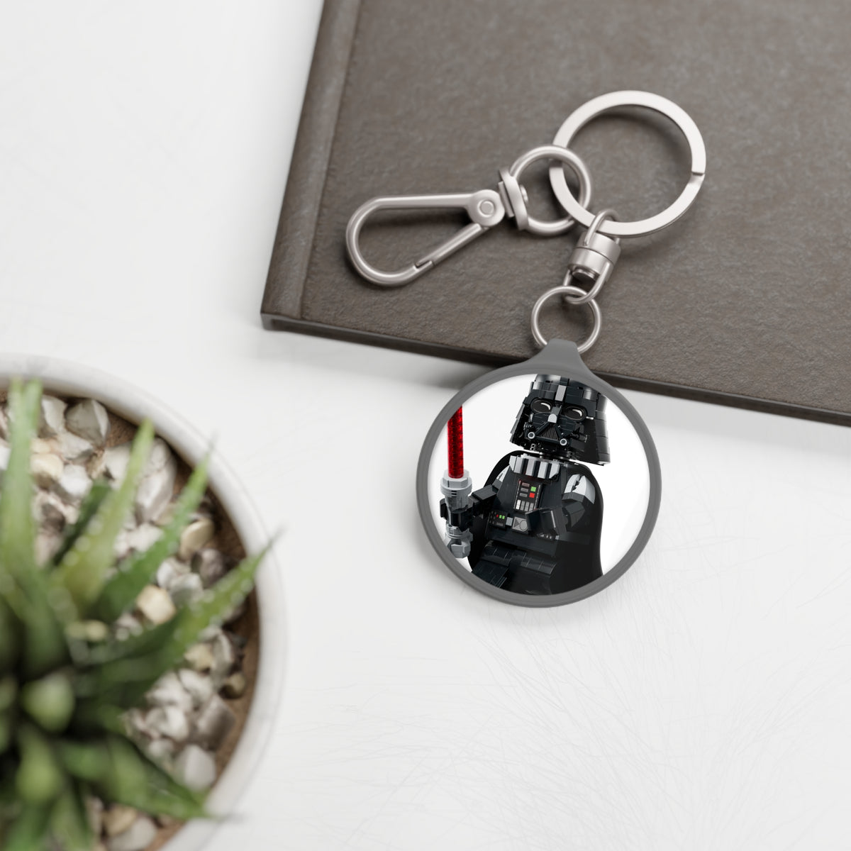 Lego Dark Sith Keyring Tag — Darth-Inspired Minifigure Keychain