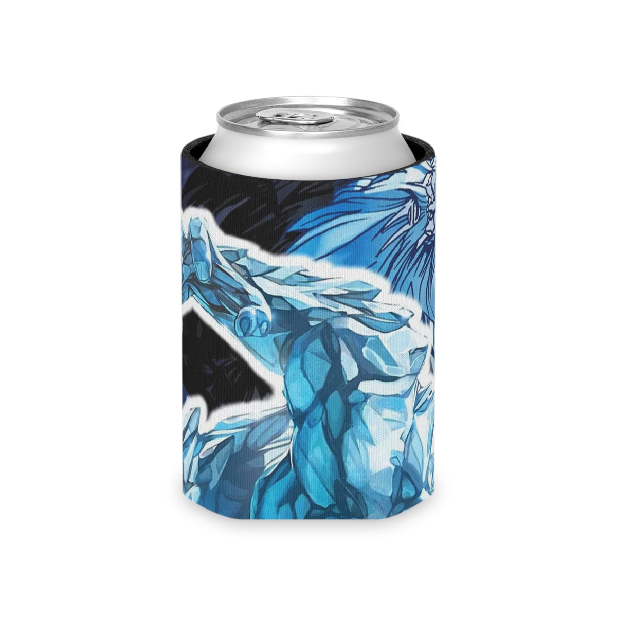 Ice Monster Can Cooler – Blue Creature Beverage Koozie