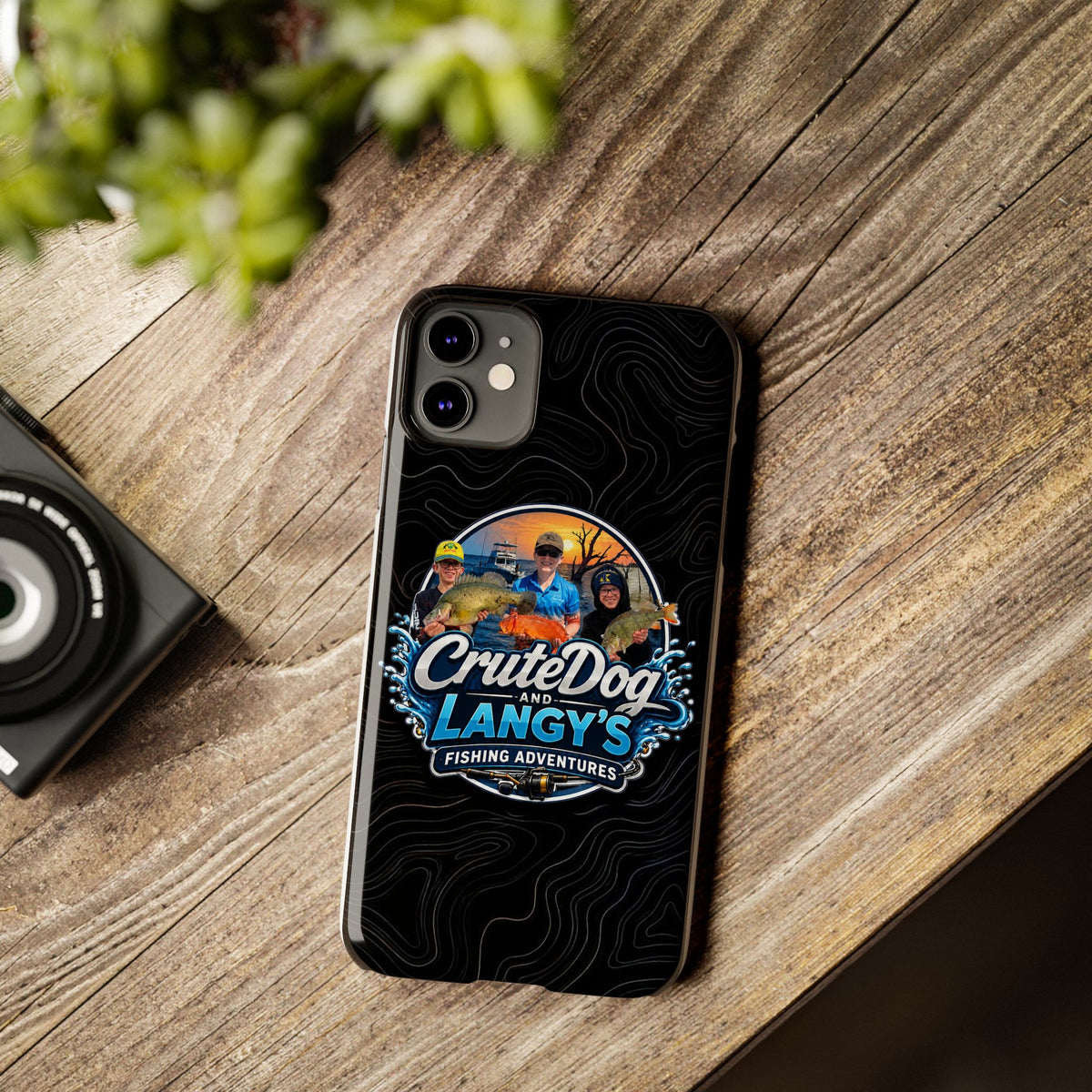 CruteDog & Langy’s Fishing Adventures Slim Phone Case