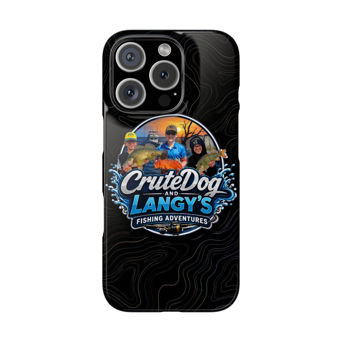 CruteDog & Langy’s Fishing Adventures Slim Phone Case