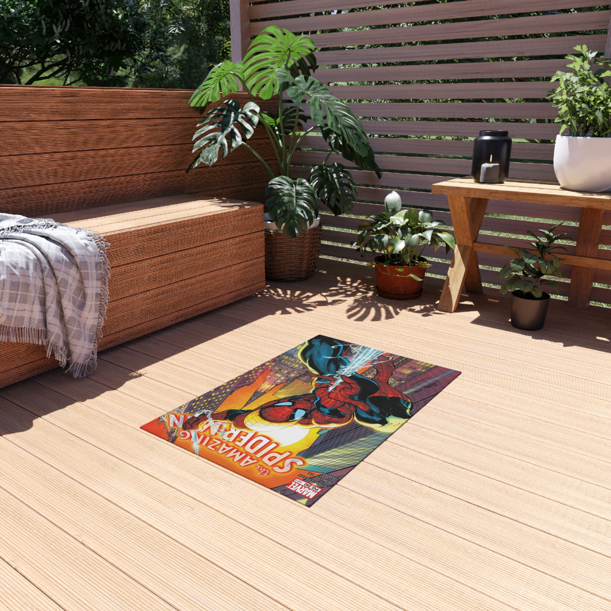 Spider-Man Outdoor Rug — The Amazing Spider-Man Patio Mat