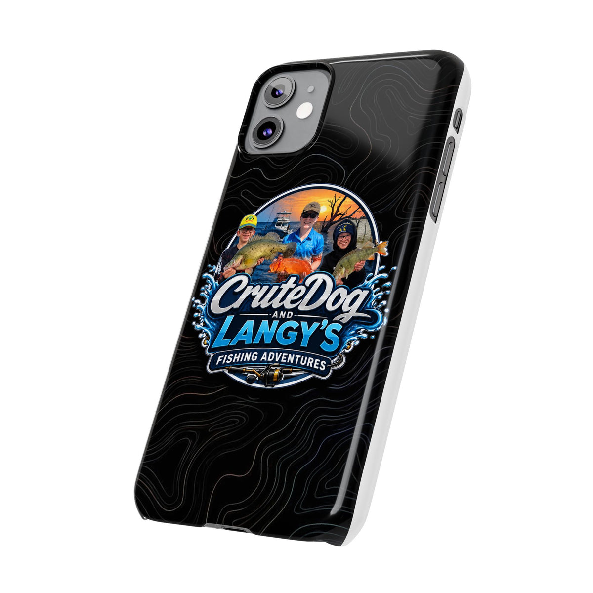 CruteDog & Langy’s Fishing Adventures Slim Phone Case