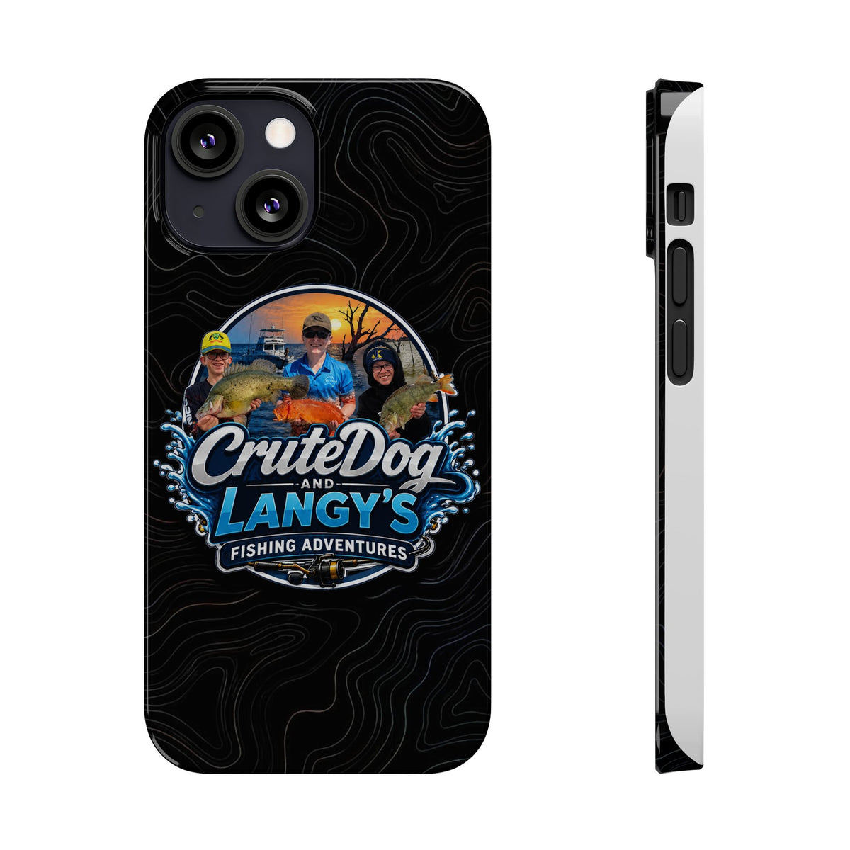 CruteDog & Langy’s Fishing Adventures Slim Phone Case