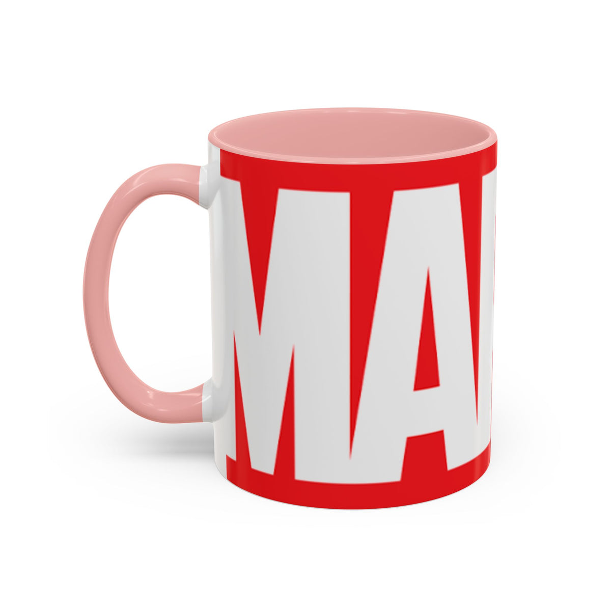 Marvel Logo Accent Coffee Mug – Red & White 11/15oz