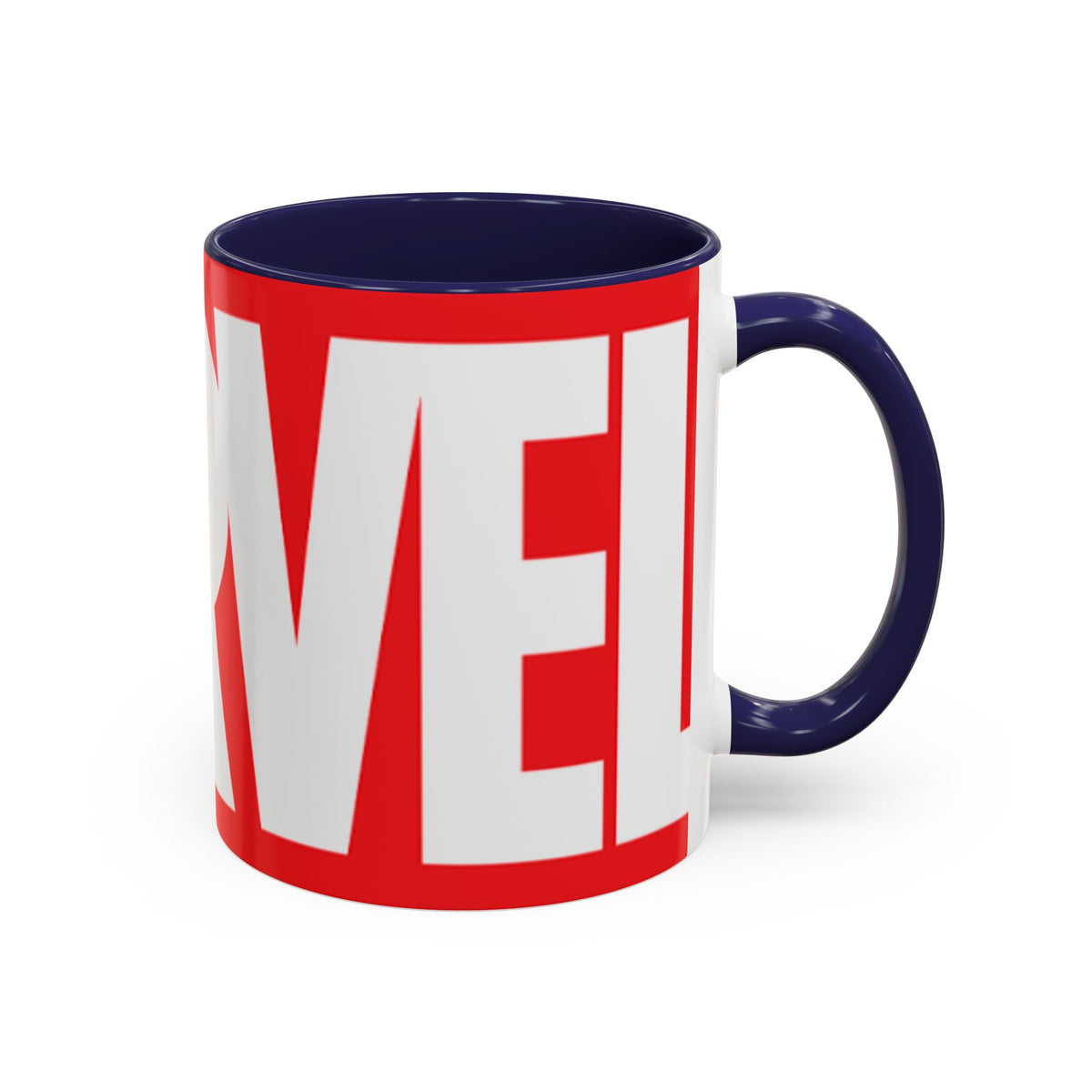 Marvel Logo Accent Coffee Mug – Red & White 11/15oz