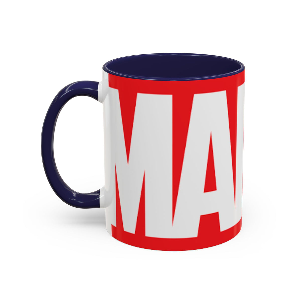 Marvel Logo Accent Coffee Mug – Red & White 11/15oz