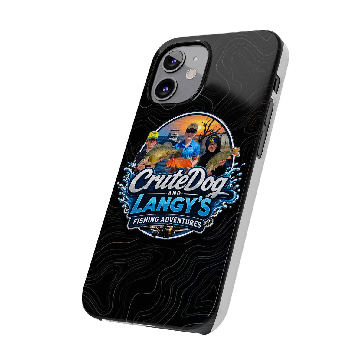 CruteDog & Langy’s Fishing Adventures Slim Phone Case