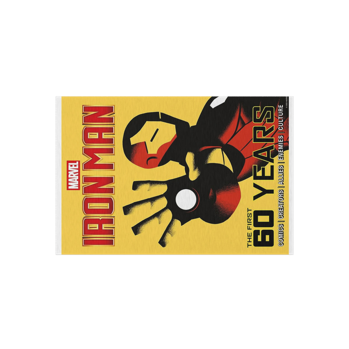 Iron Man 60 Years Outdoor/Indoor Rug - Marvel Superhero Patio Mat