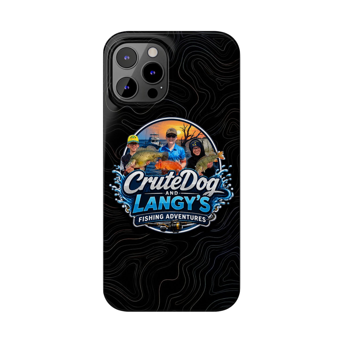 CruteDog & Langy’s Fishing Adventures Slim Phone Case