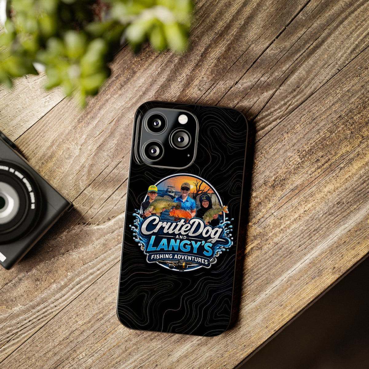 CruteDog & Langy’s Fishing Adventures Slim Phone Case