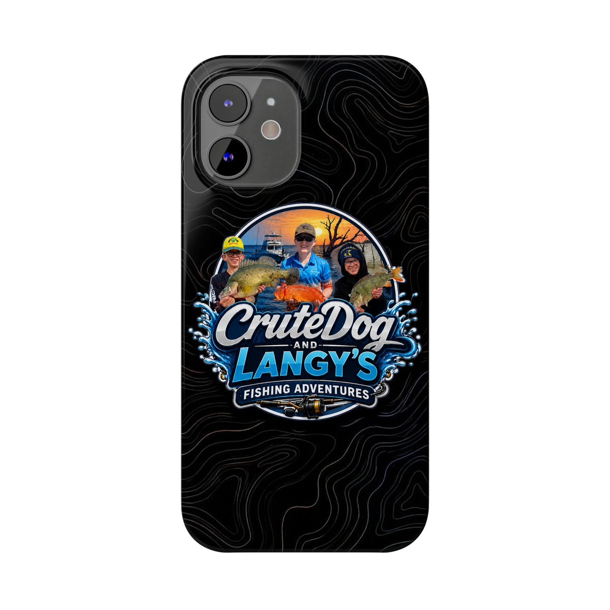 CruteDog & Langy’s Fishing Adventures Slim Phone Case