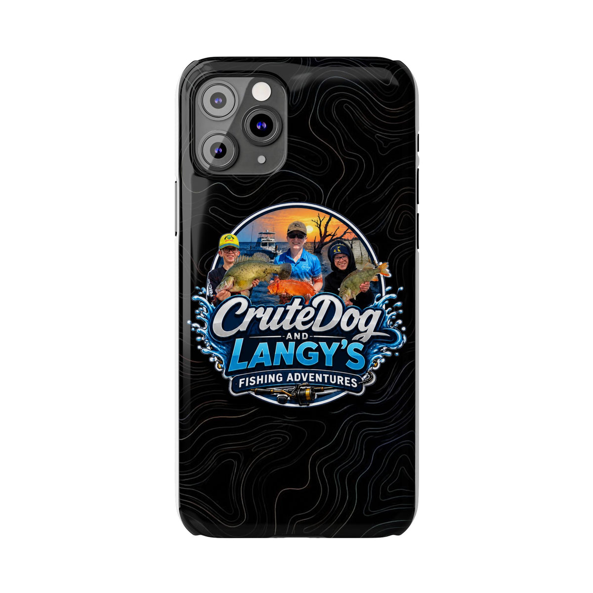 CruteDog & Langy’s Fishing Adventures Slim Phone Case