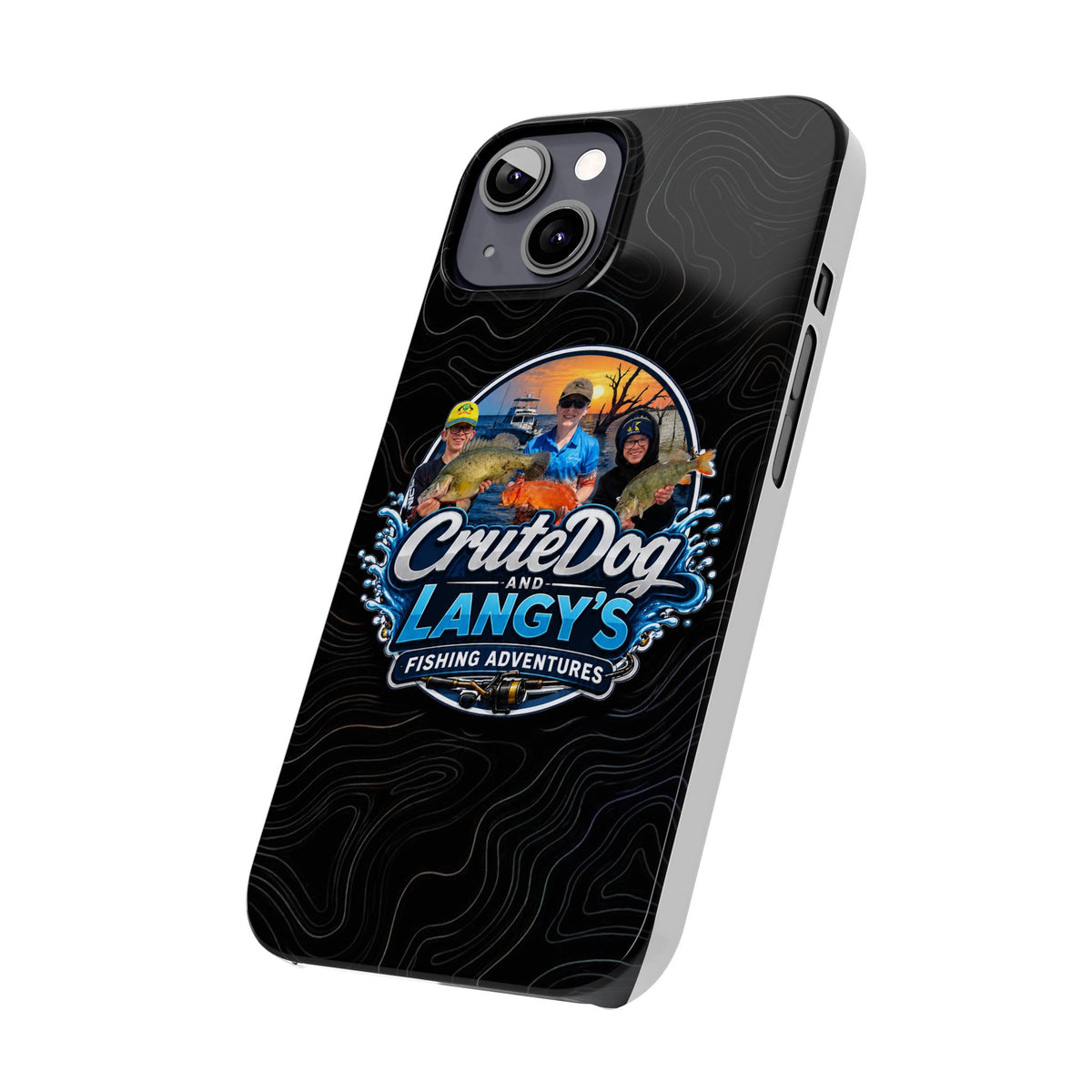 CruteDog & Langy’s Fishing Adventures Slim Phone Case