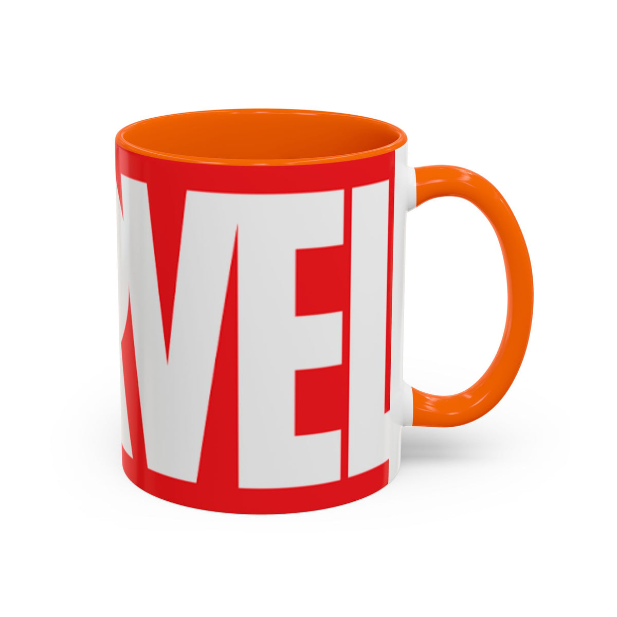 Marvel Logo Accent Coffee Mug – Red & White 11/15oz