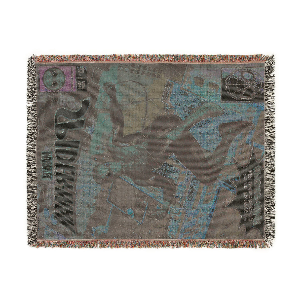 Spider-Man Woven Throw Blanket – Retro Comic Book Design