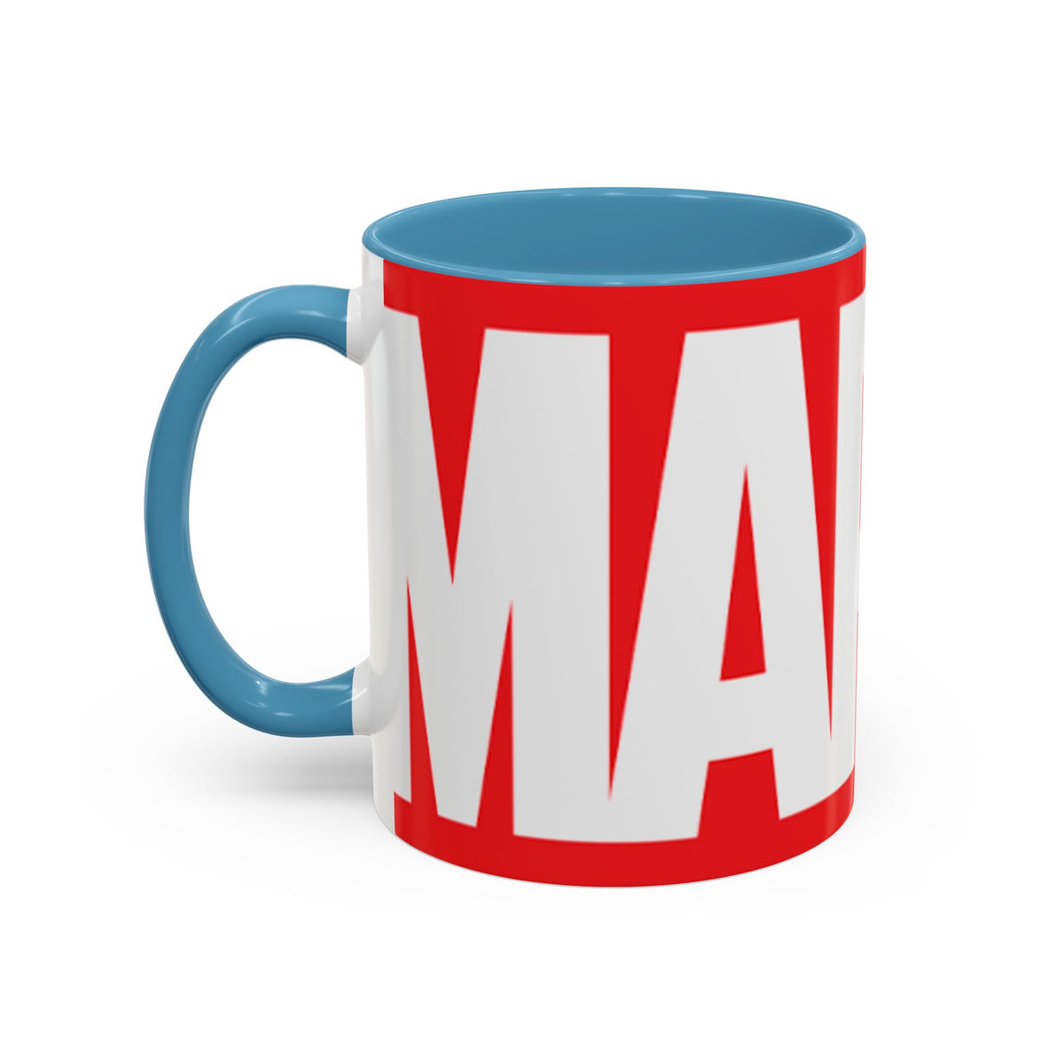 Marvel Logo Accent Coffee Mug – Red & White 11/15oz