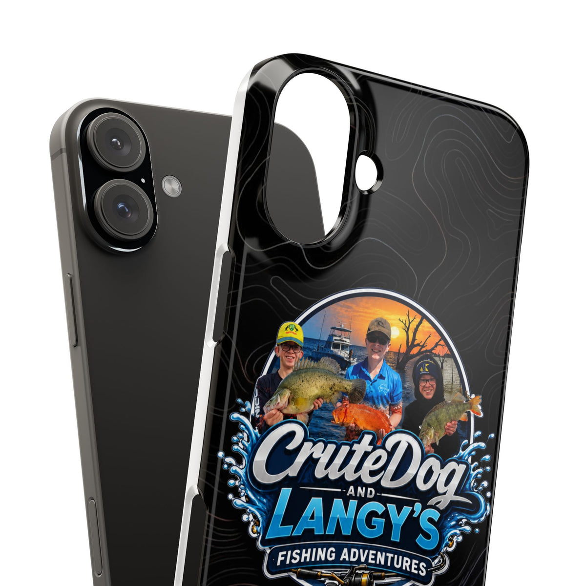 CruteDog & Langy’s Fishing Adventures Slim Phone Case