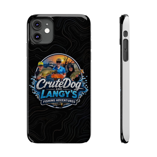 CruteDog & Langy’s Fishing Adventures Slim Phone Case