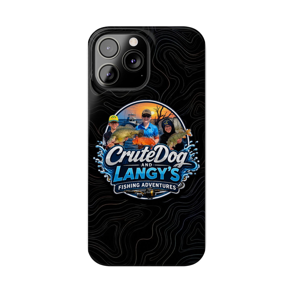CruteDog & Langy’s Fishing Adventures Slim Phone Case